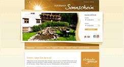 Desktop Screenshot of ferienhof-sonnschein.at